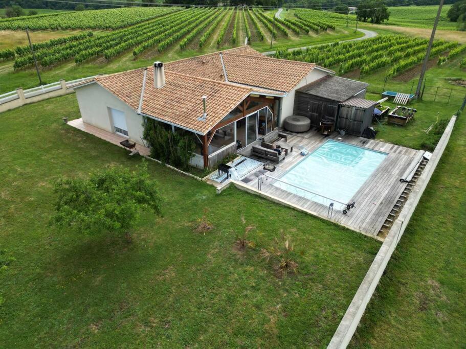 Maison De Vacances Avec Piscine Villa Gornac Exterior photo